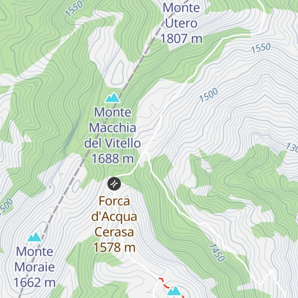 Map of Capanna Federico Tosti