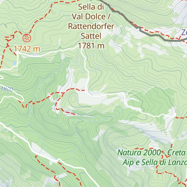Map of Casera di Val Dolce