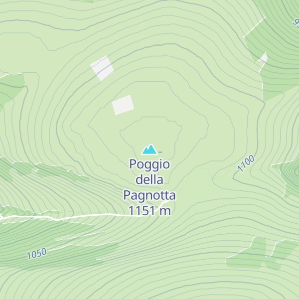 Map of Poggio della Pagnotta