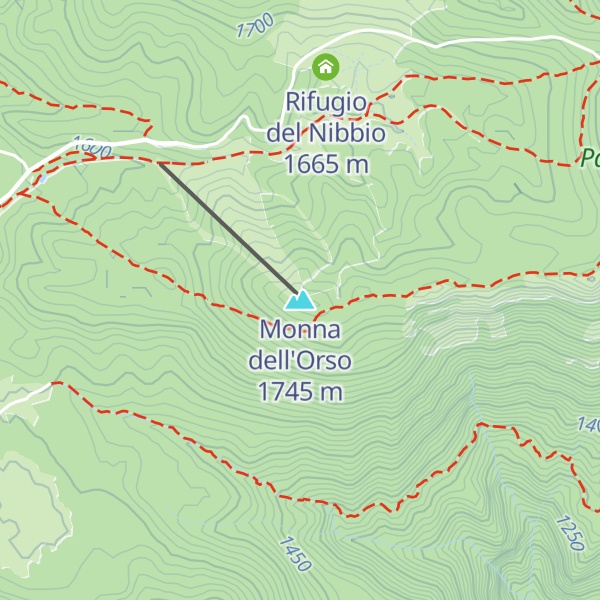 Map of Monna dell'Orso