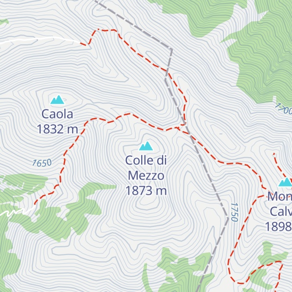 Map of Colle di Mezzo