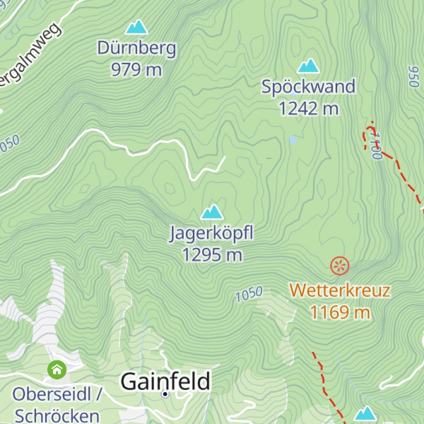 Map of Jagerköpfl