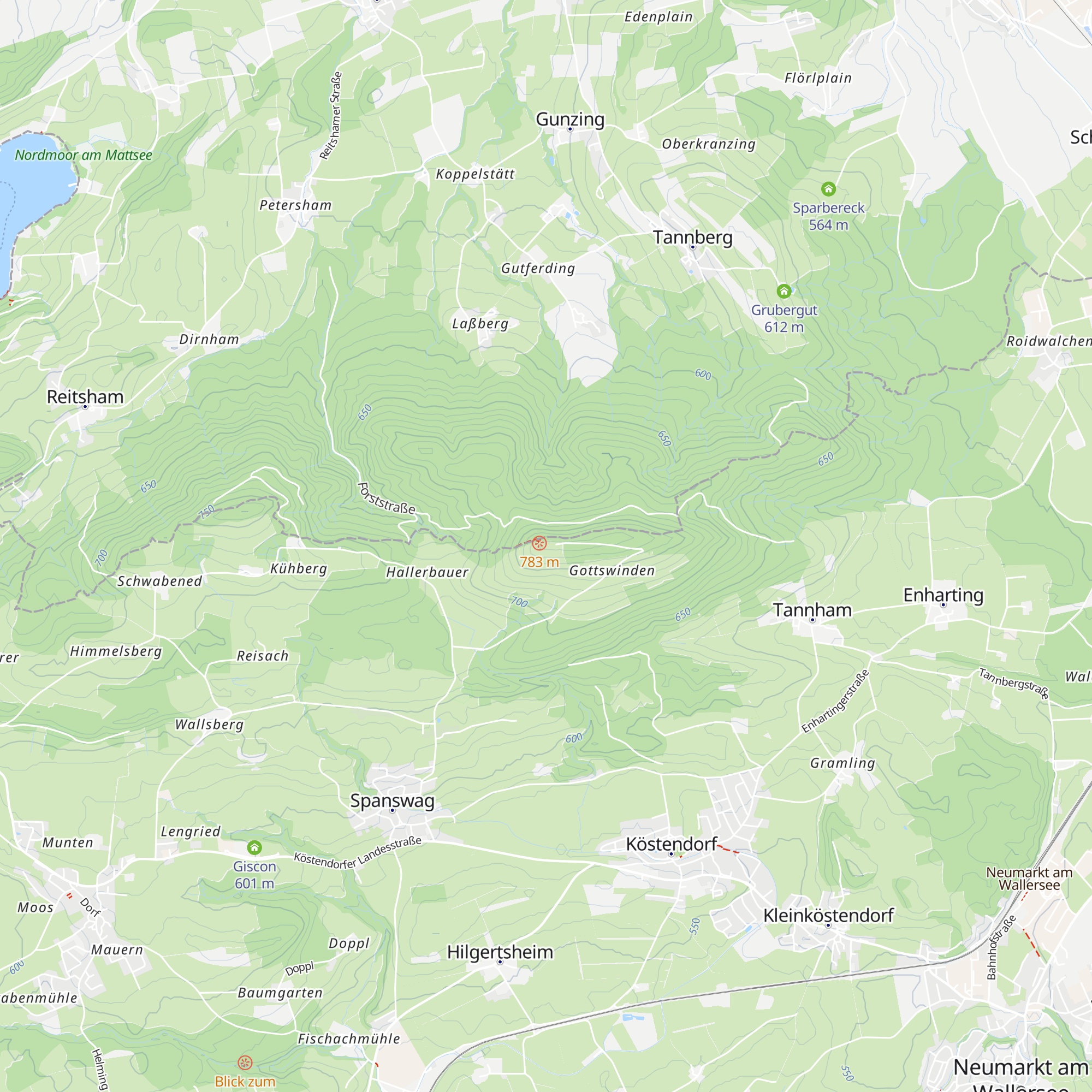 Gasthaus Tannberg map