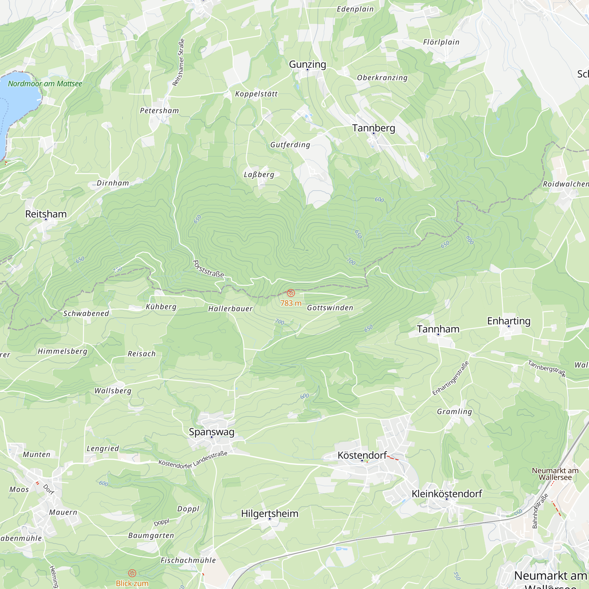 Gasthaus Tannberg map