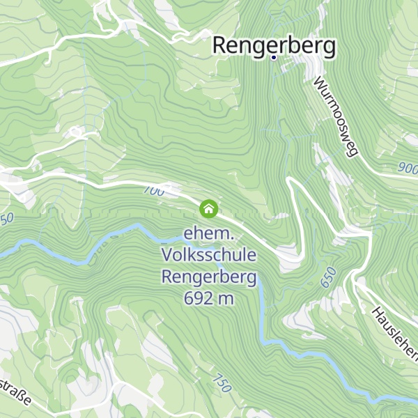 Map of ehem. Volksschule Rengerberg