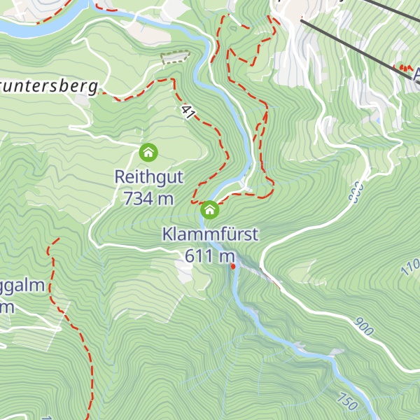 Map of Klammfürst
