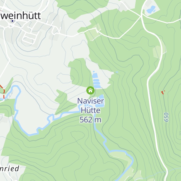 Map of Naviser Hütte