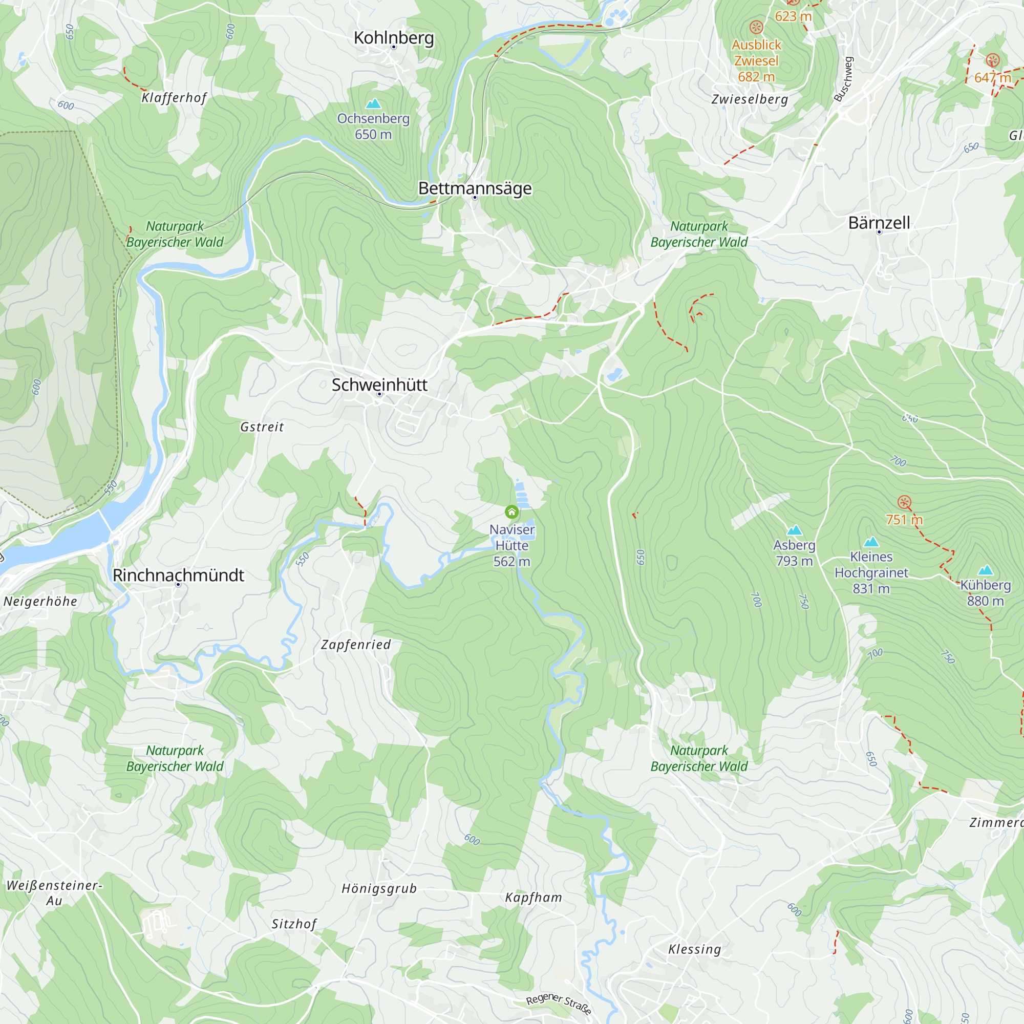 Naviser Hütte map
