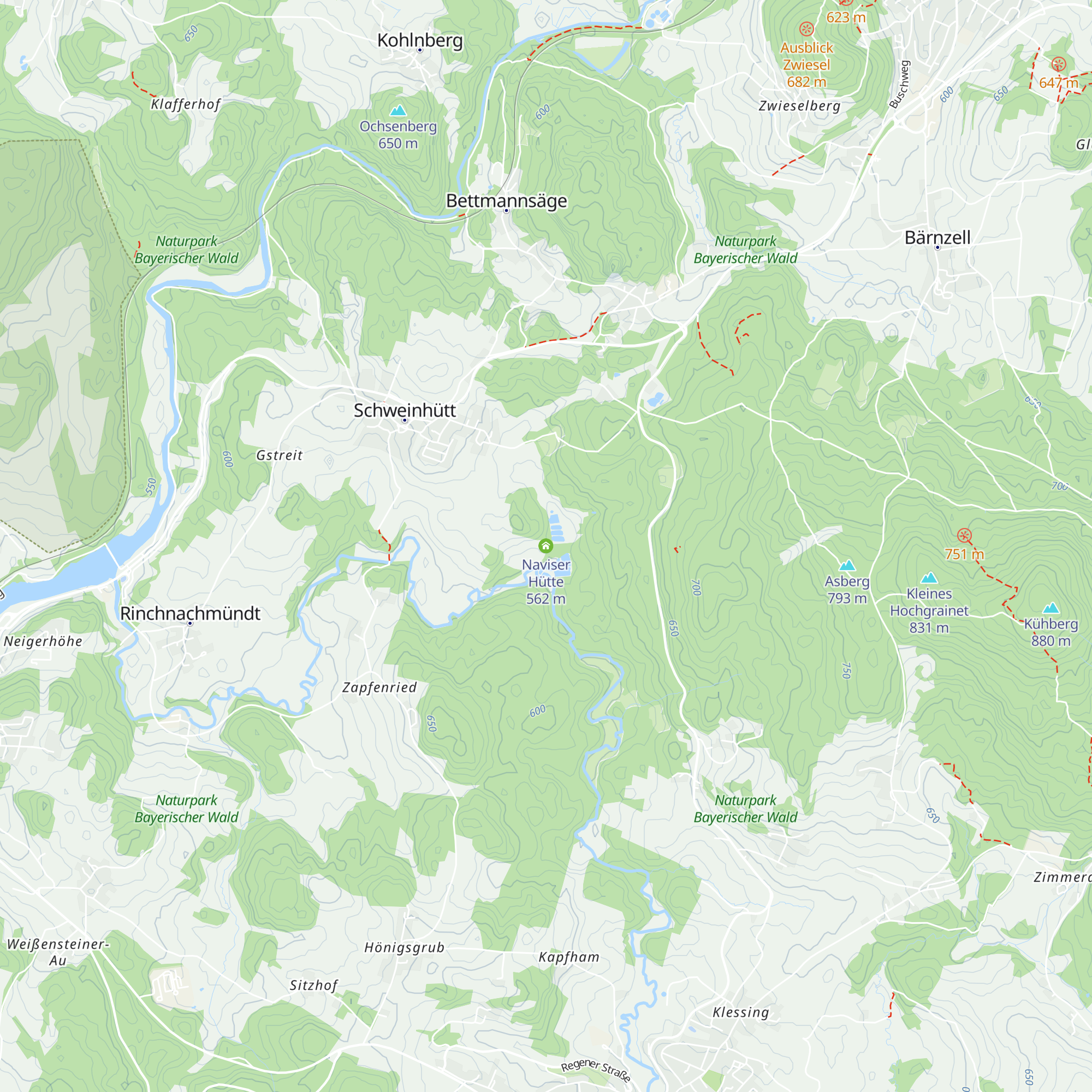 Naviser Hütte map