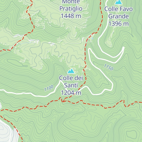 Map of Colle dei Santi