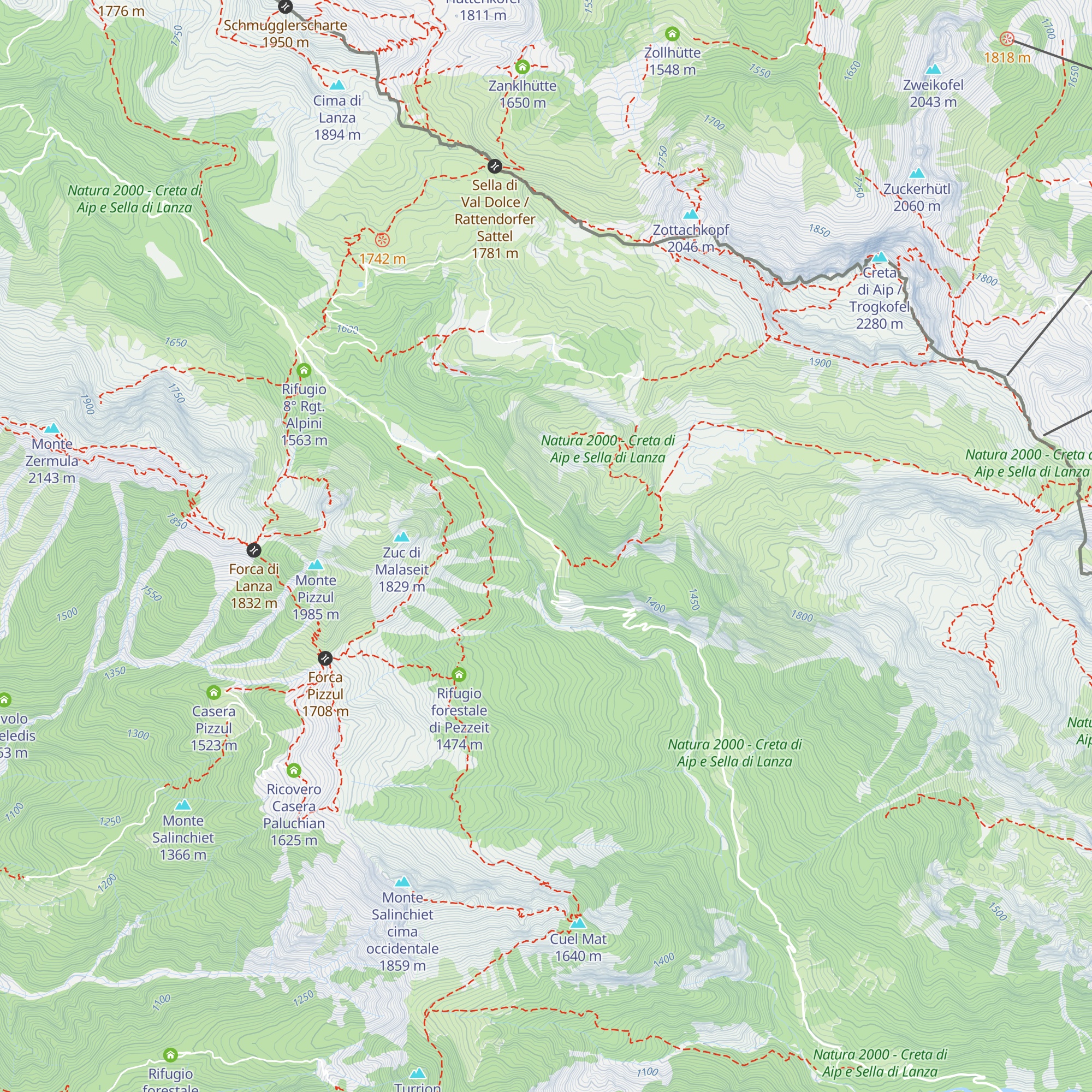 Agriturismo Casera Caserute map