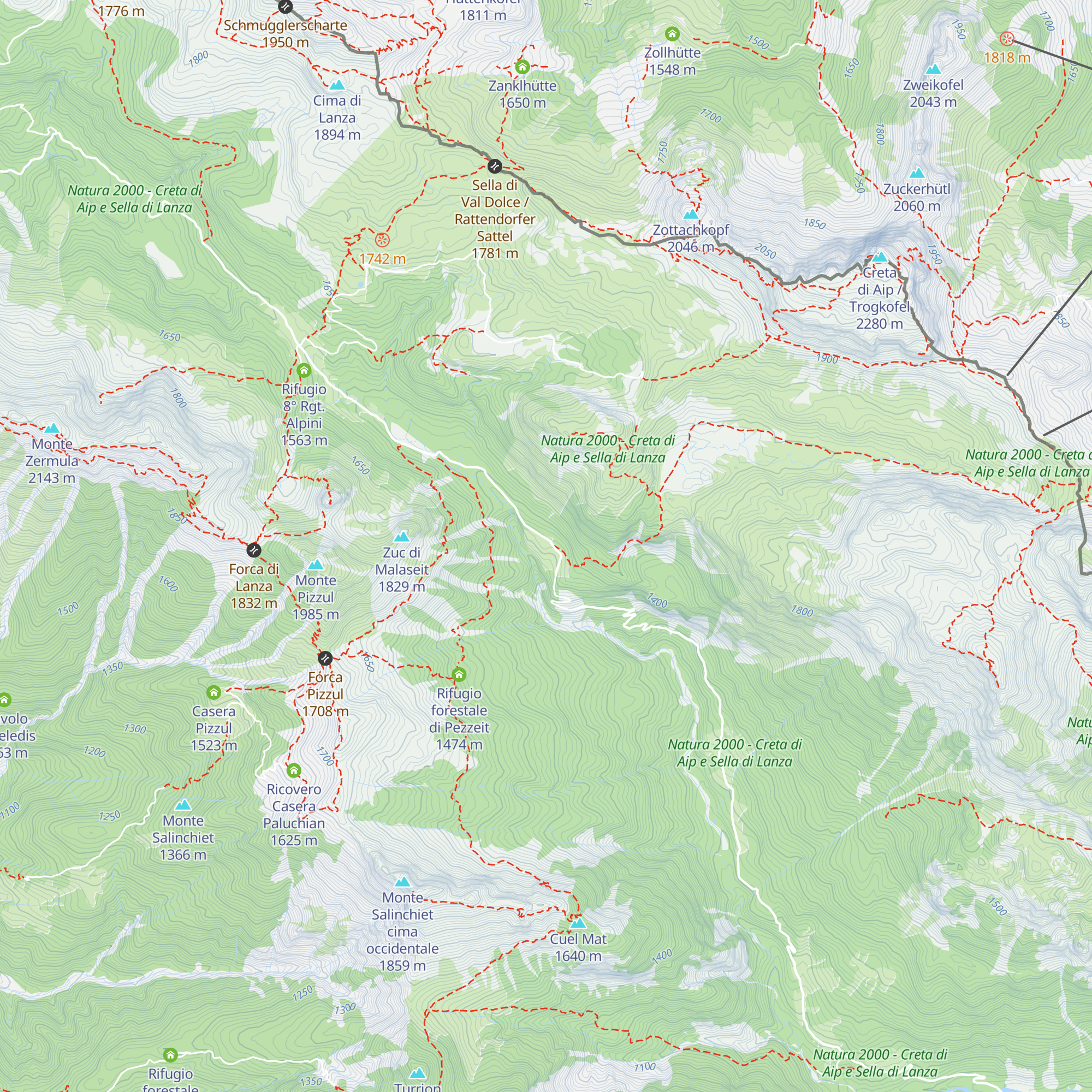 Agriturismo Casera Caserute map