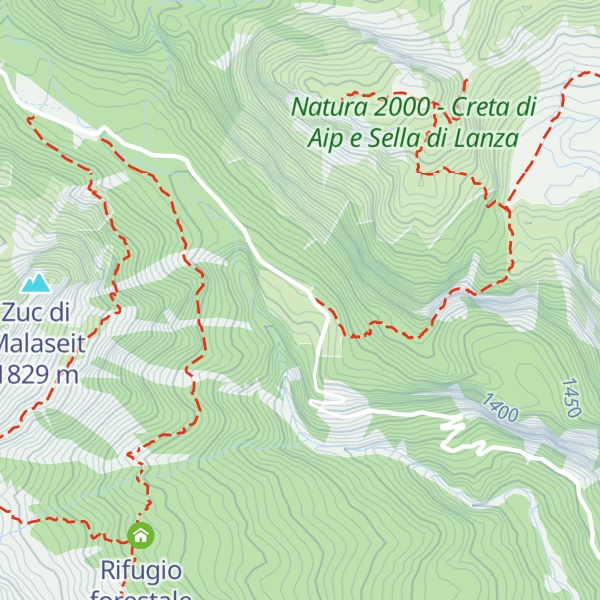 Map of Agriturismo Casera Caserute
