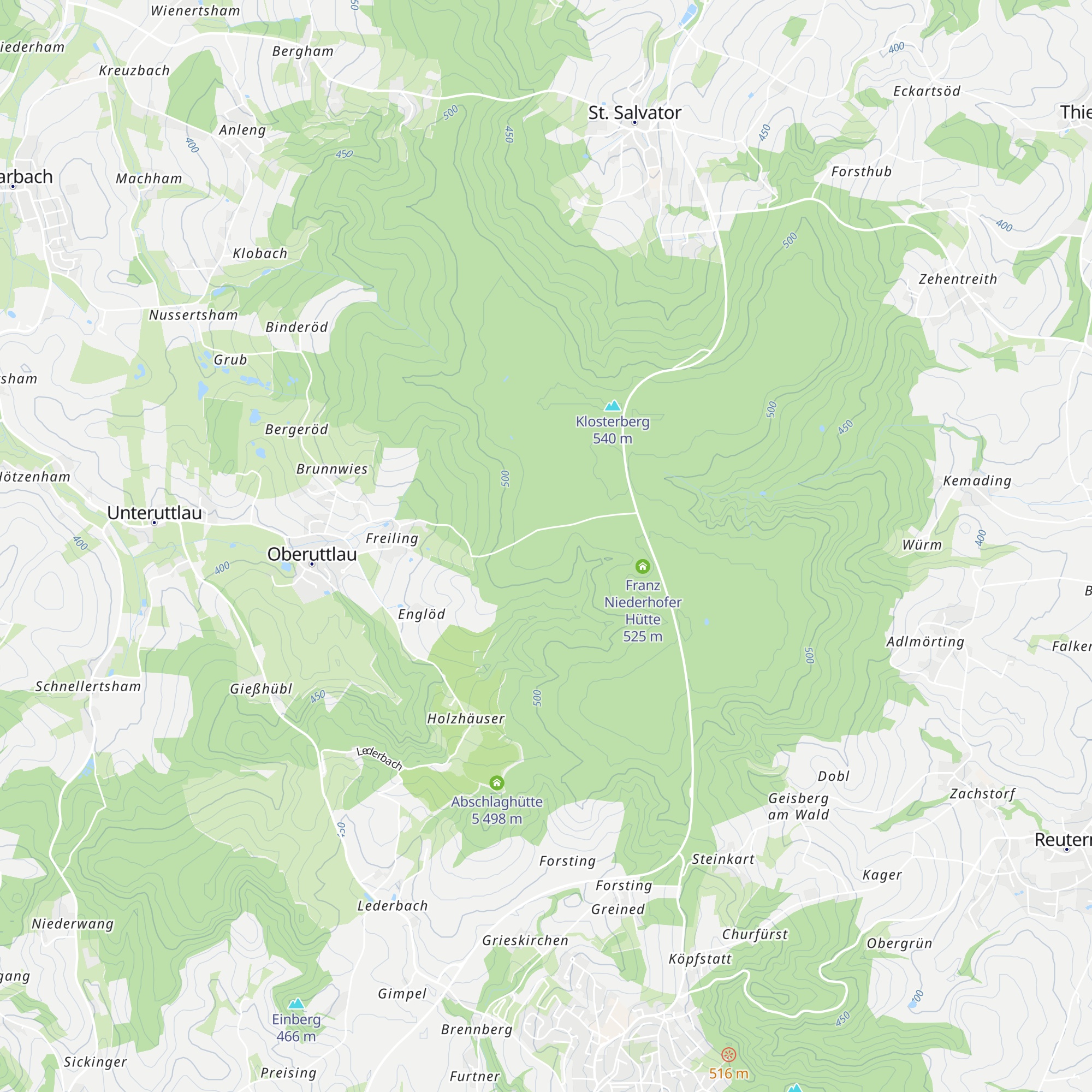 Hütte Waldkindergarten map