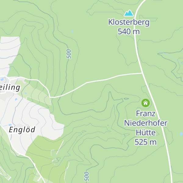 Map of Hütte Waldkindergarten