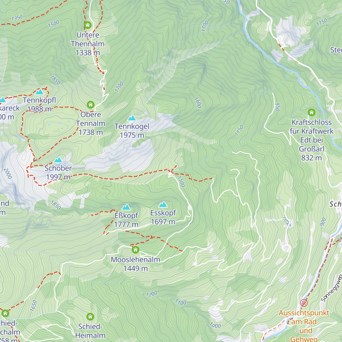 Igltalalm (Niggeltalalm) map