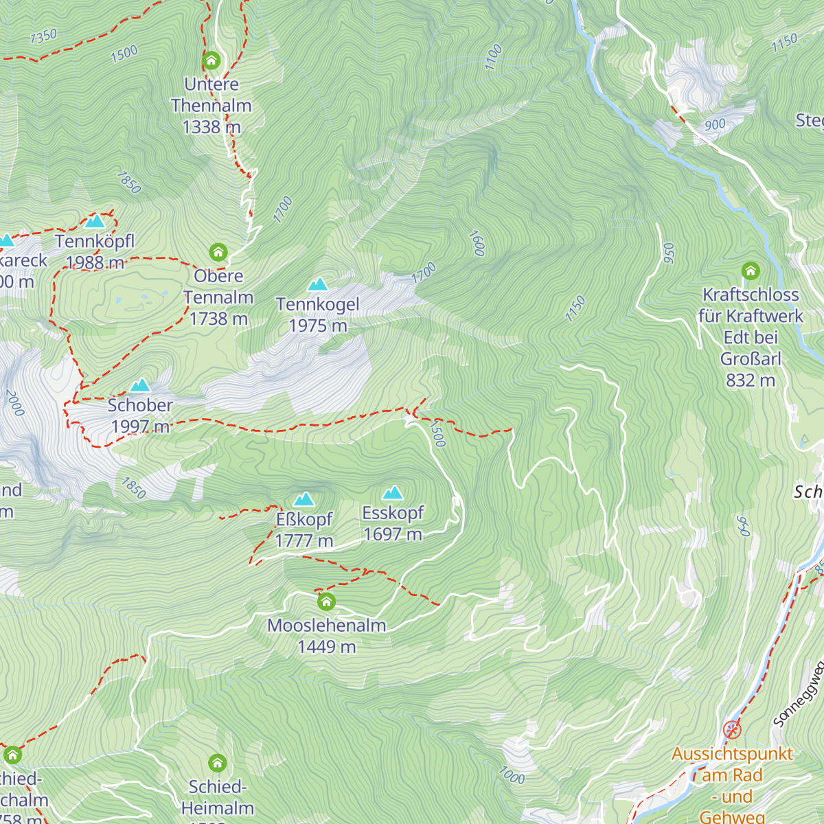 Igltalalm (Niggeltalalm) map