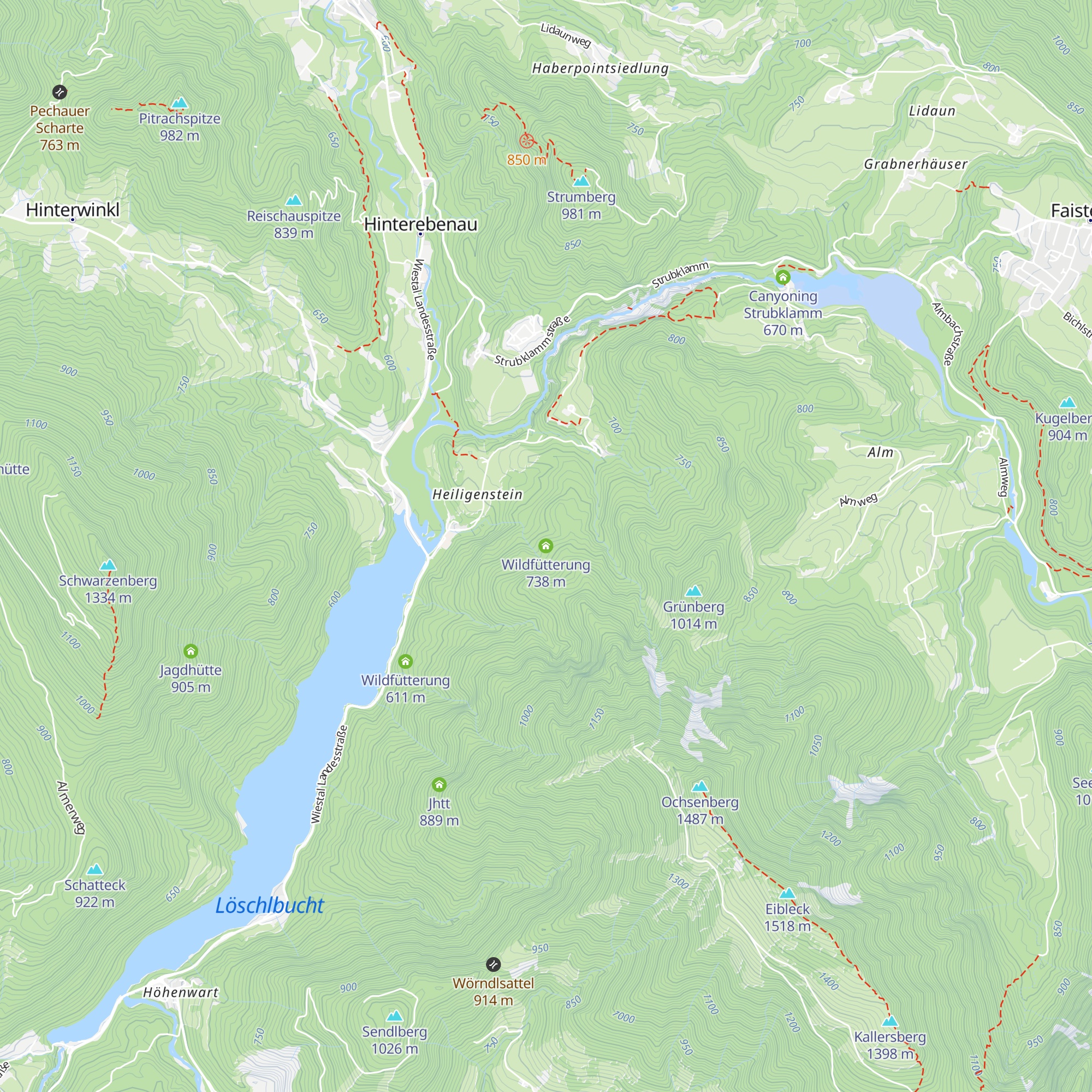 Wildfütterung map