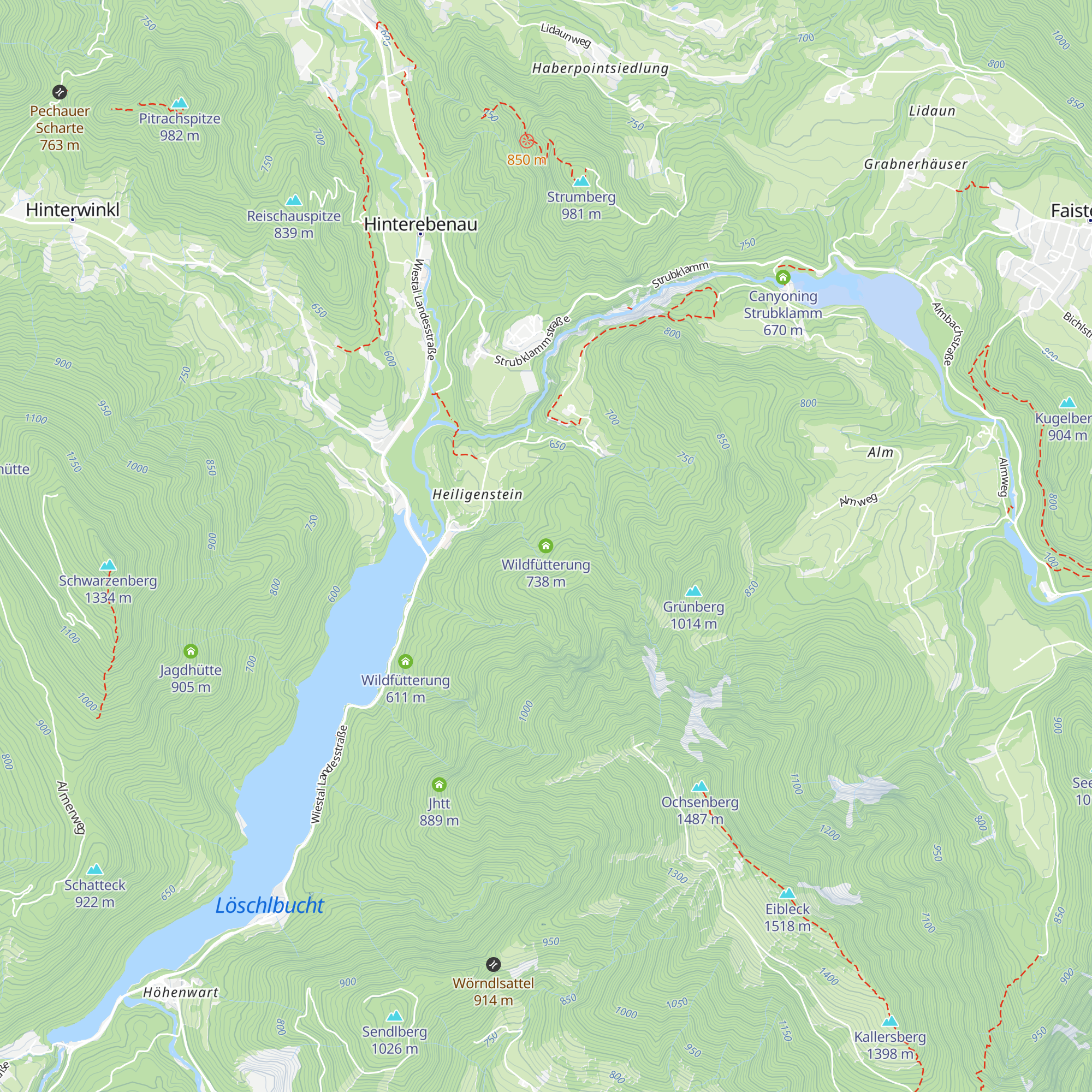 Wildfütterung map