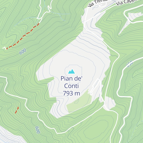 Map of Pian de' Conti