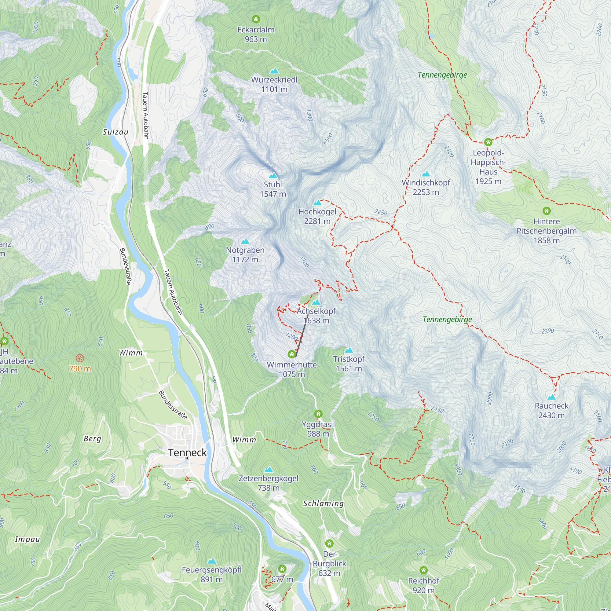 Dr. Oedl Haus map