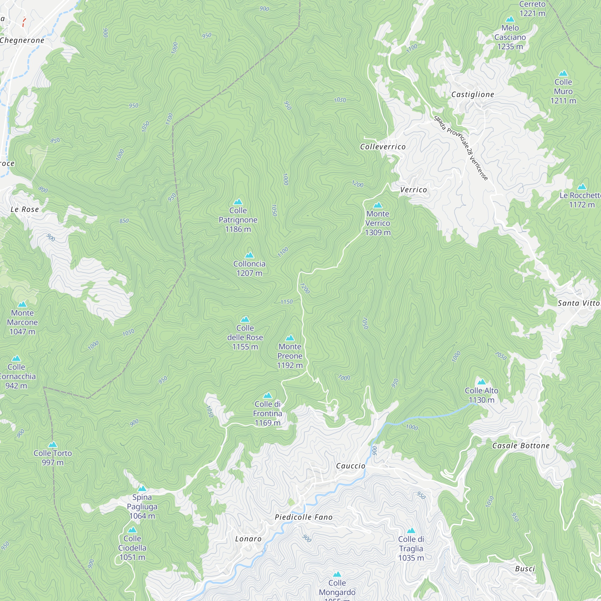 Rifugio Luigi Ferretti map