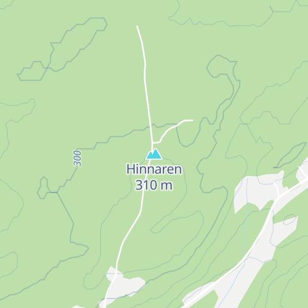 Map of Hinnaren