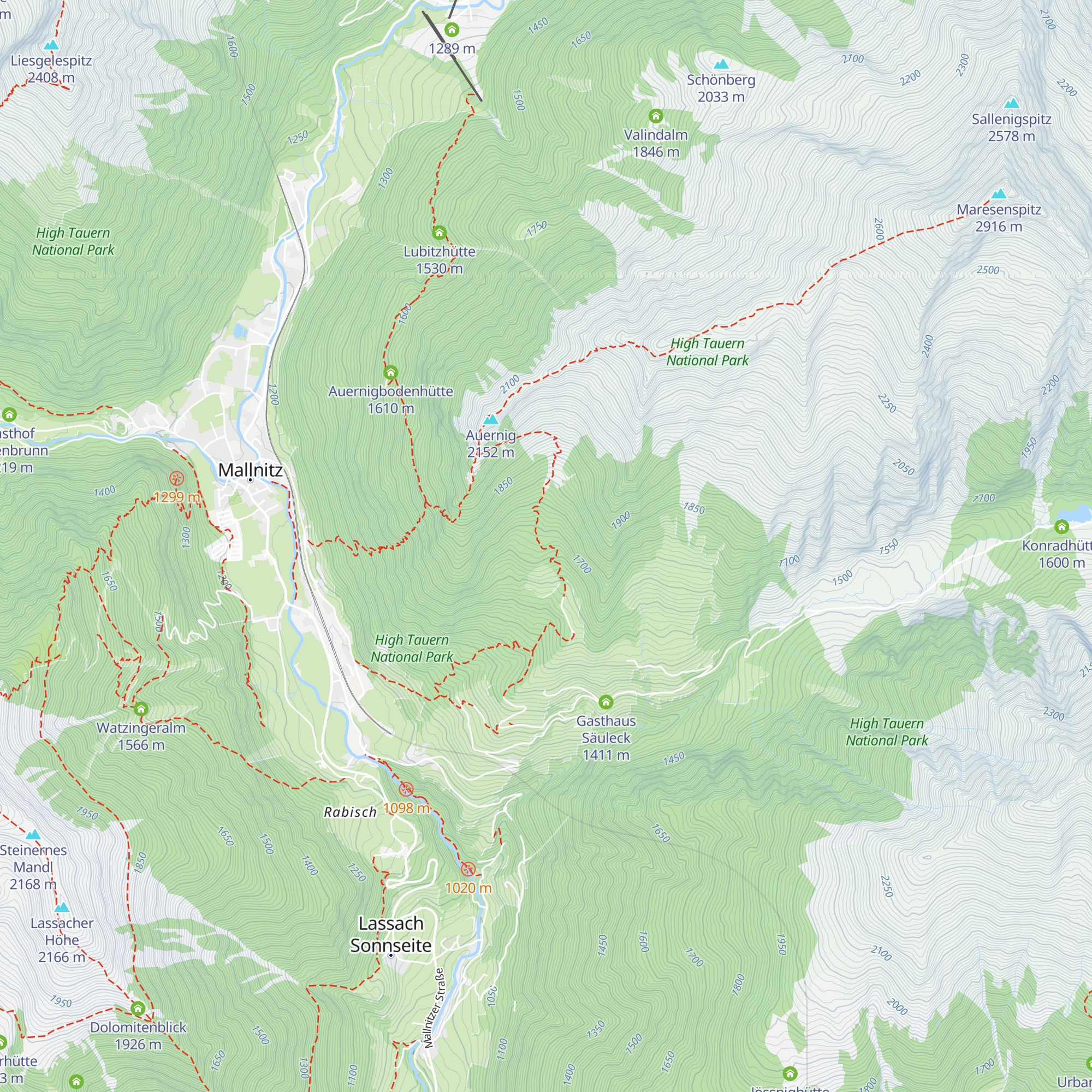 Rosskopfalm map
