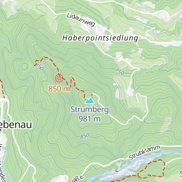 Map of Hütte