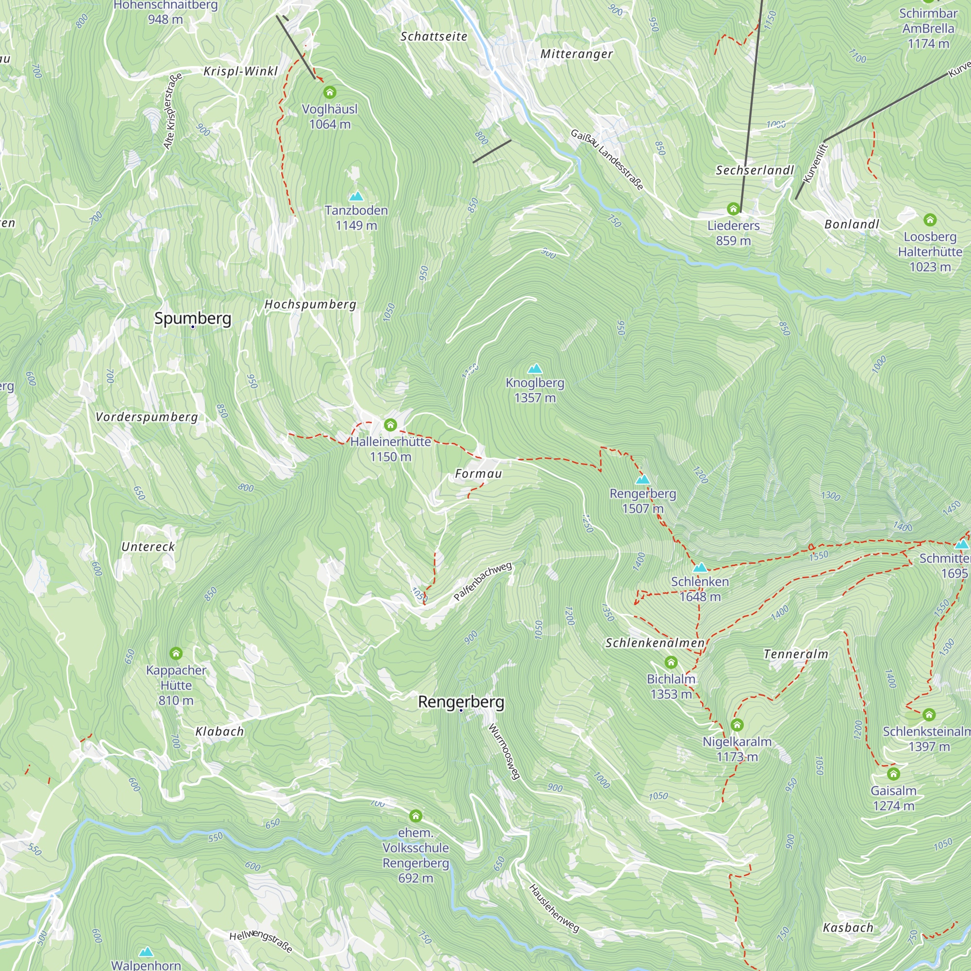Schneidreithalm map