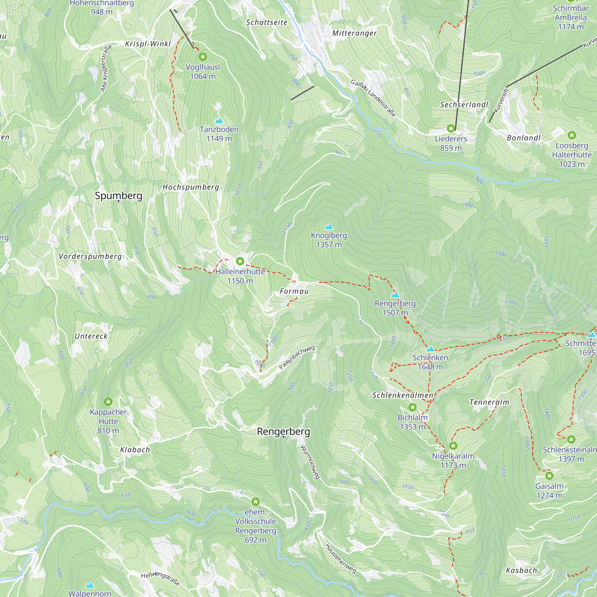 Schneidreithalm map