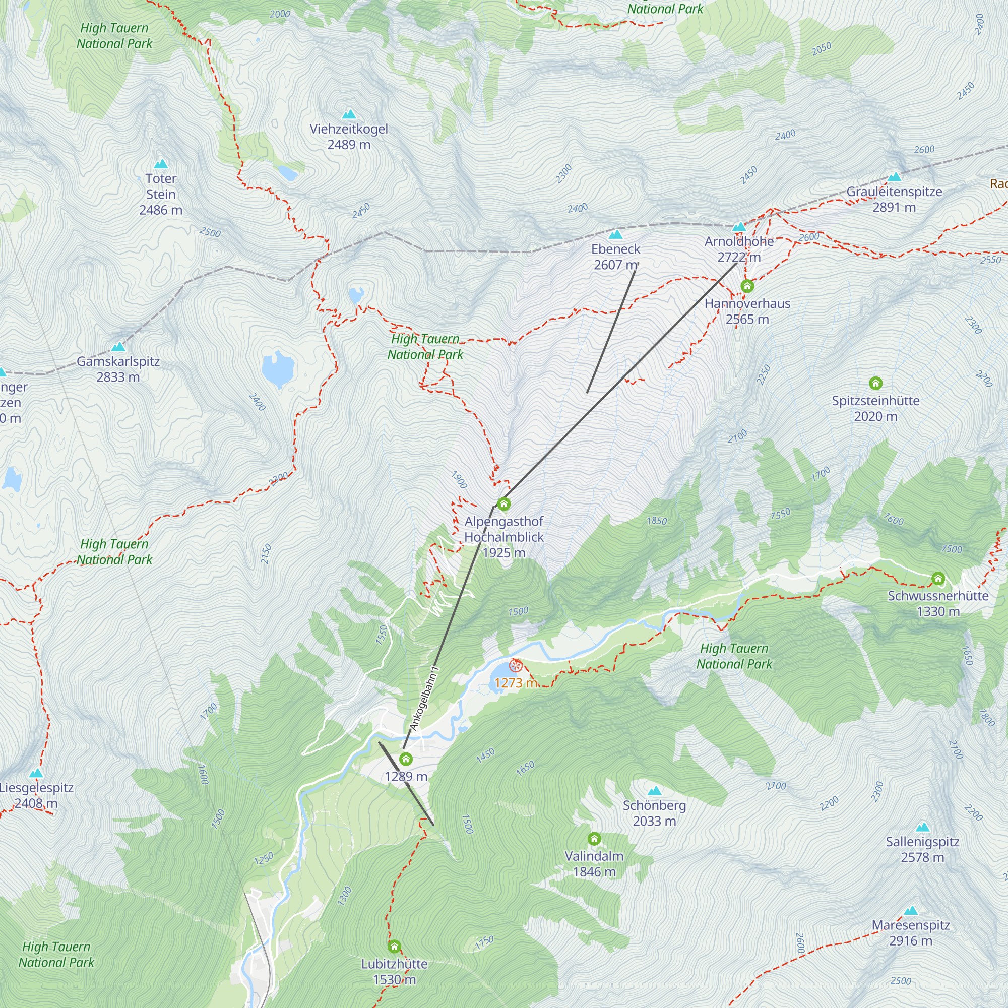 Alpengasthof Hochalmblick map