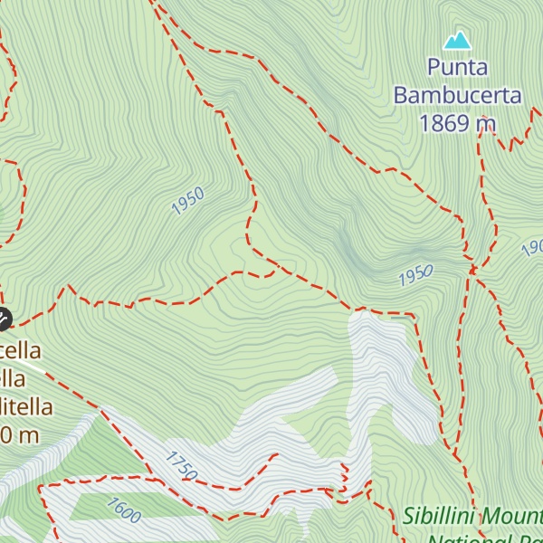 Map of Monte Rotondo