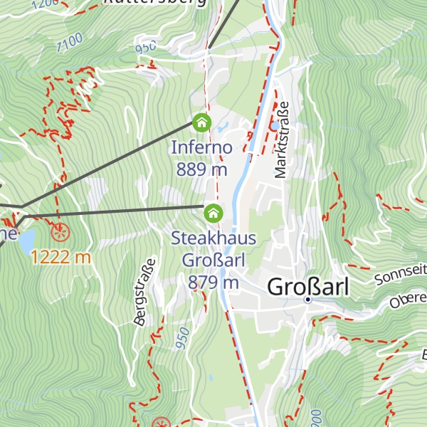 Map of Steakhaus Großarl