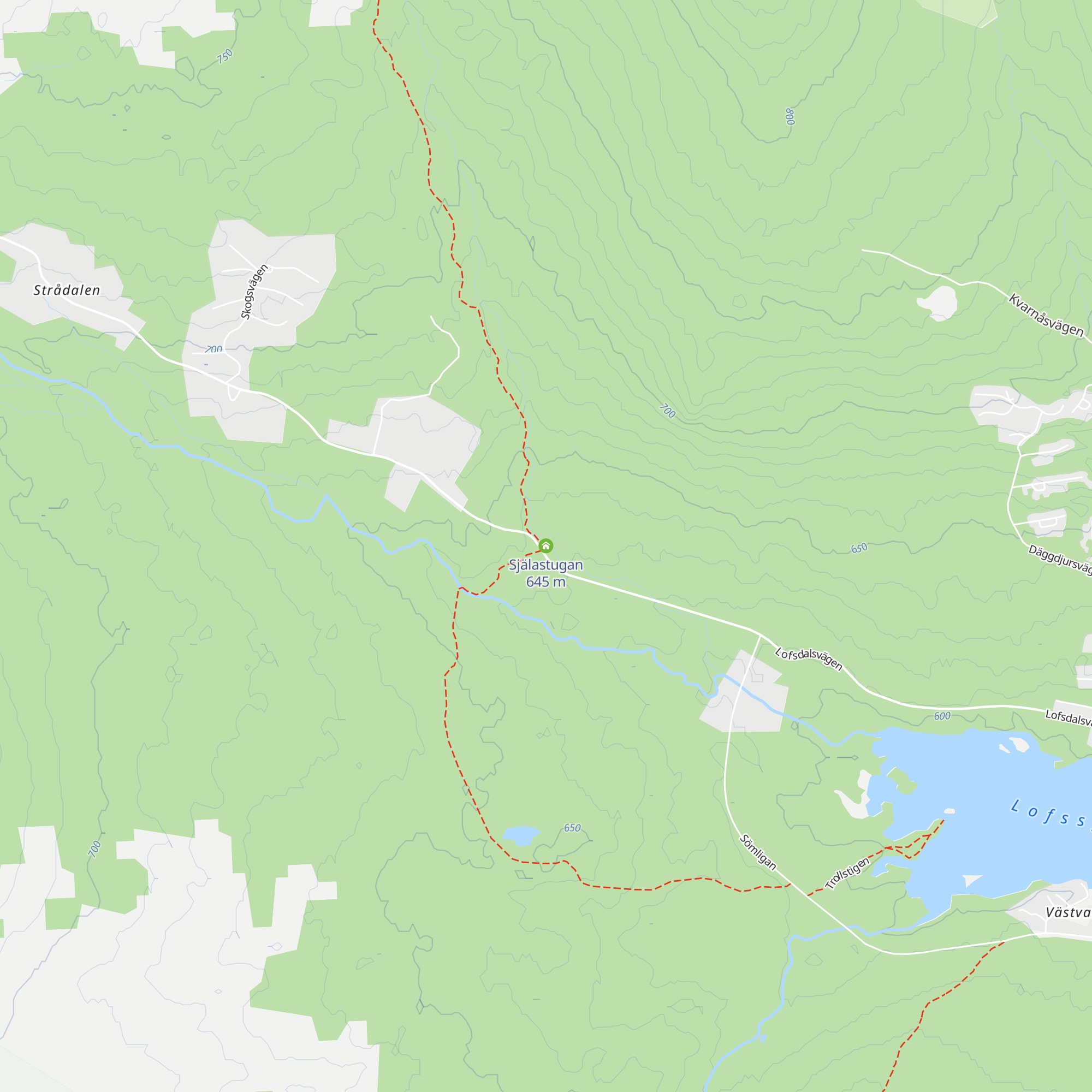 Själastugan map