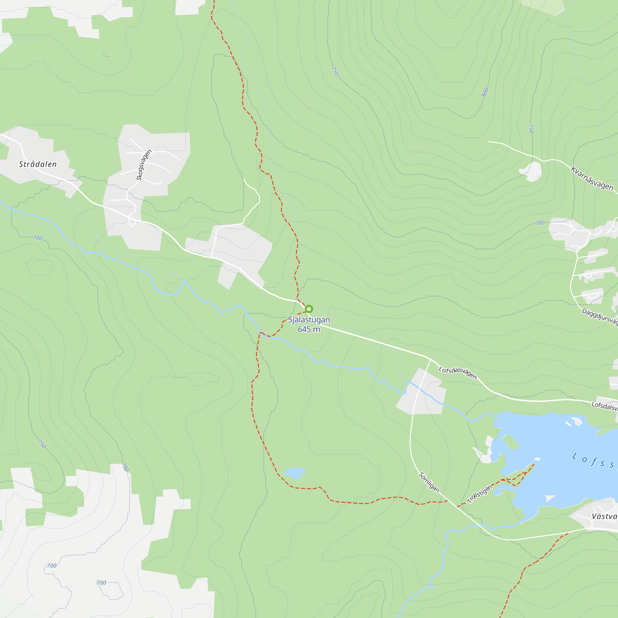 Själastugan map