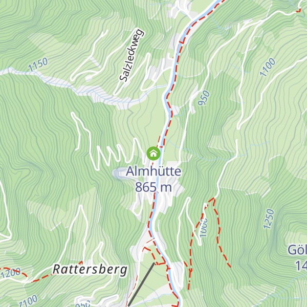 Map of Almhütte