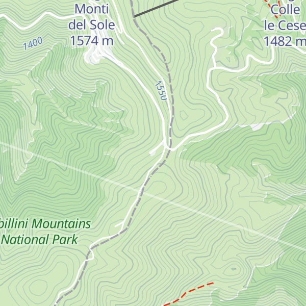 Map of Rifugio Genziana