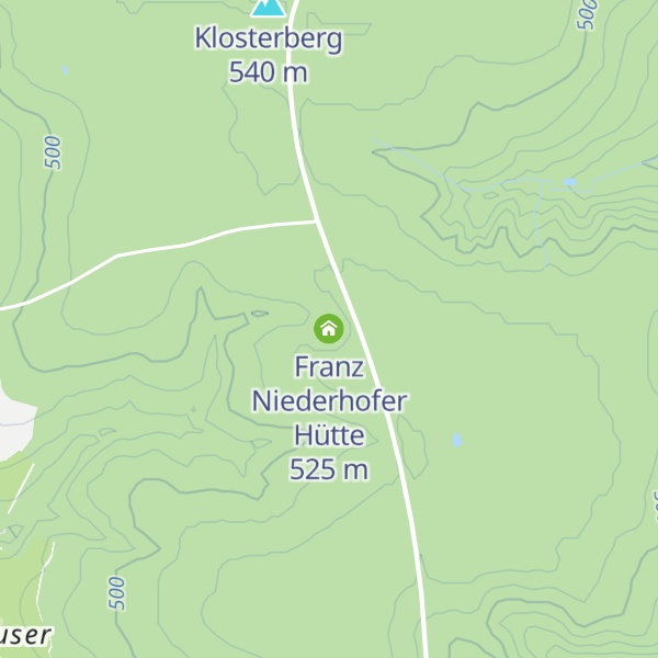 Map of Franz Niederhofer Hütte