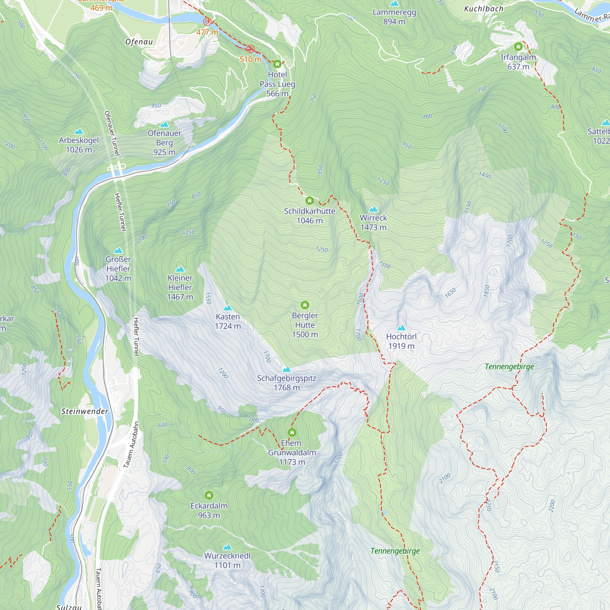 Bergler Hütte map