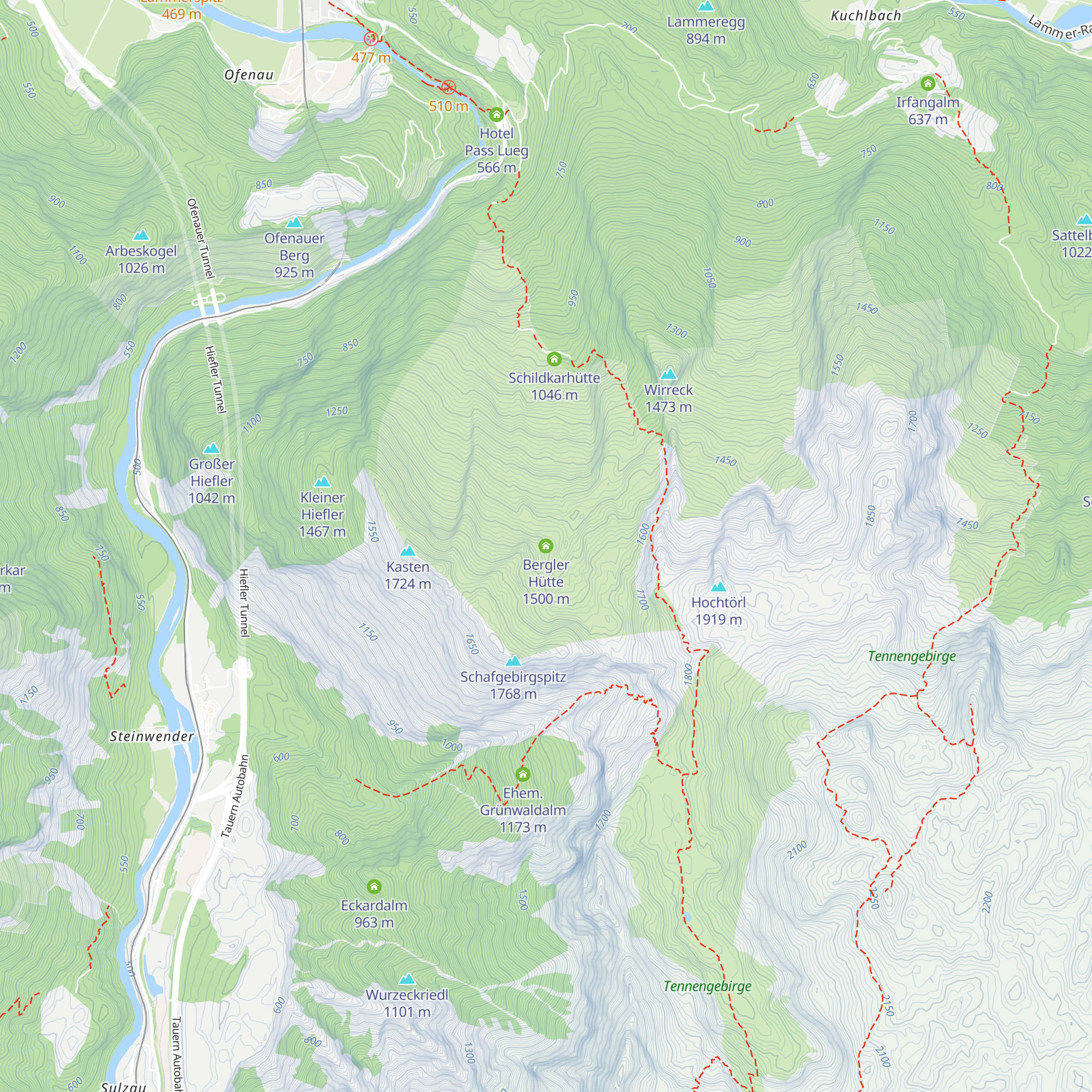 Bergler Hütte map