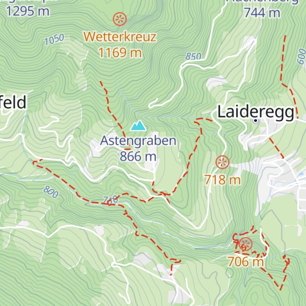 Map of Gainfeldhof