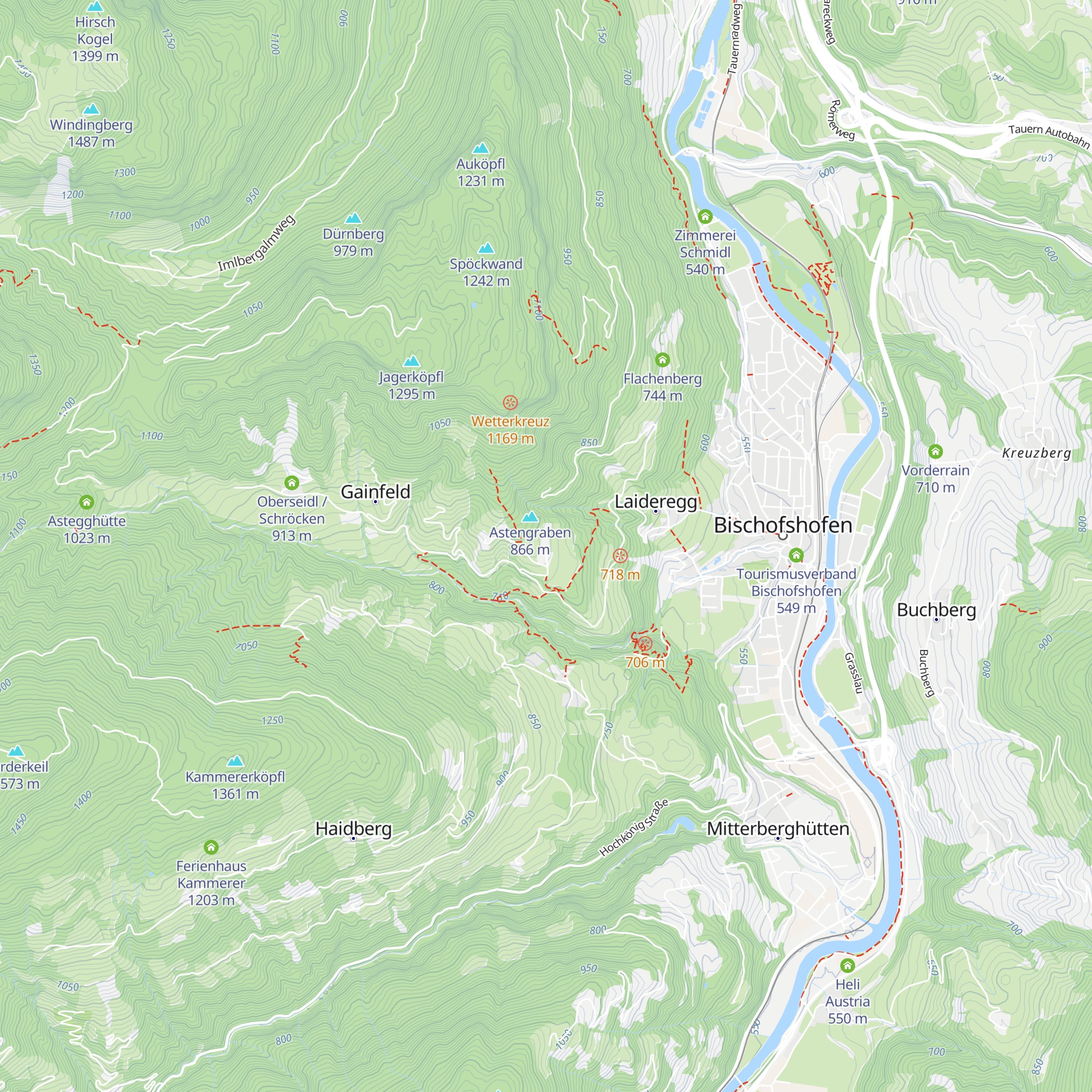 Gainfeldhof map