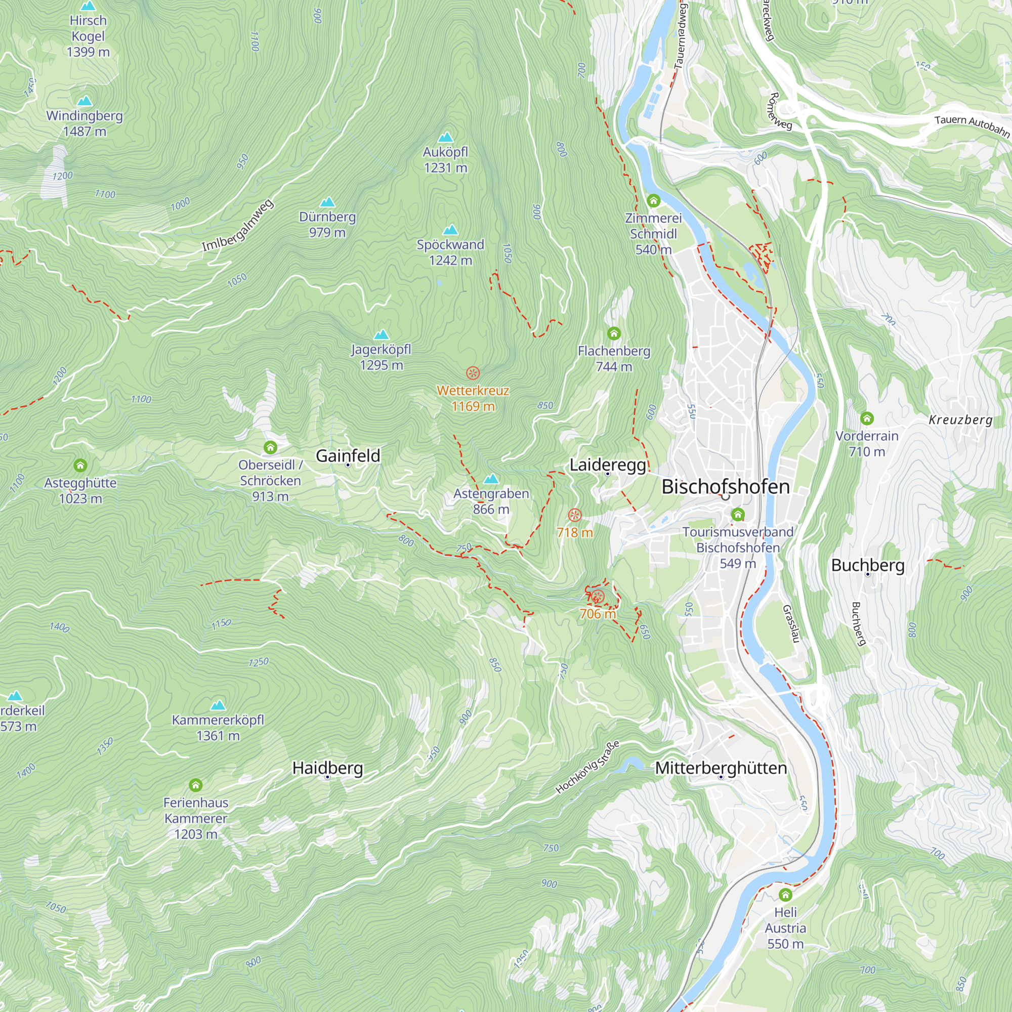 Gainfeldhof map