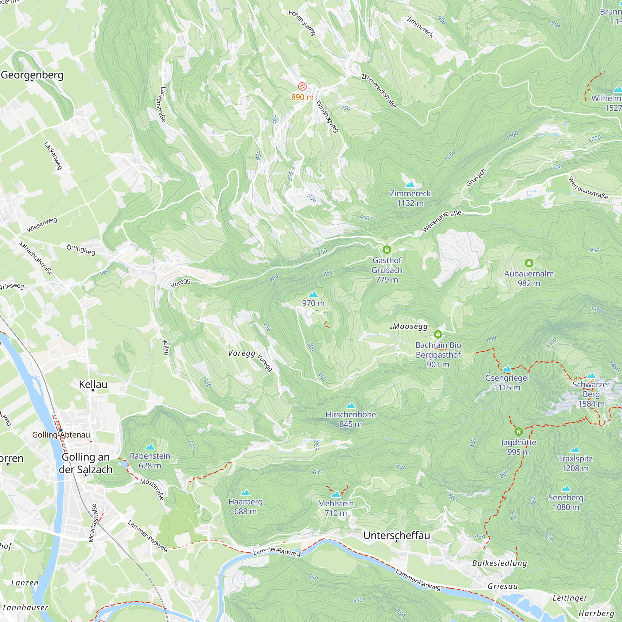 Gasthof Hochreith map
