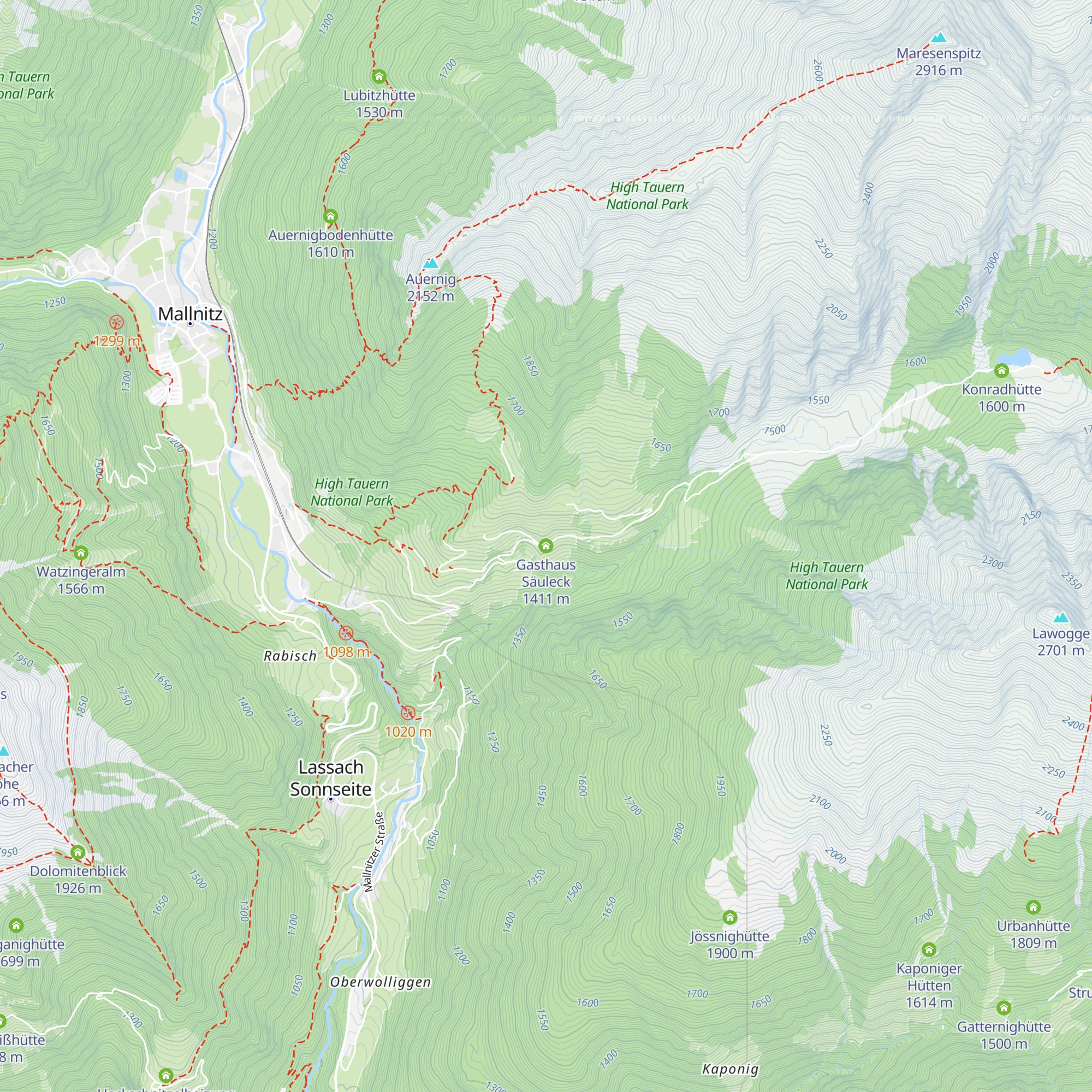 Gasthaus Säuleck map