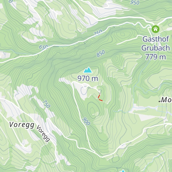 Map of Hochreithalm Golling