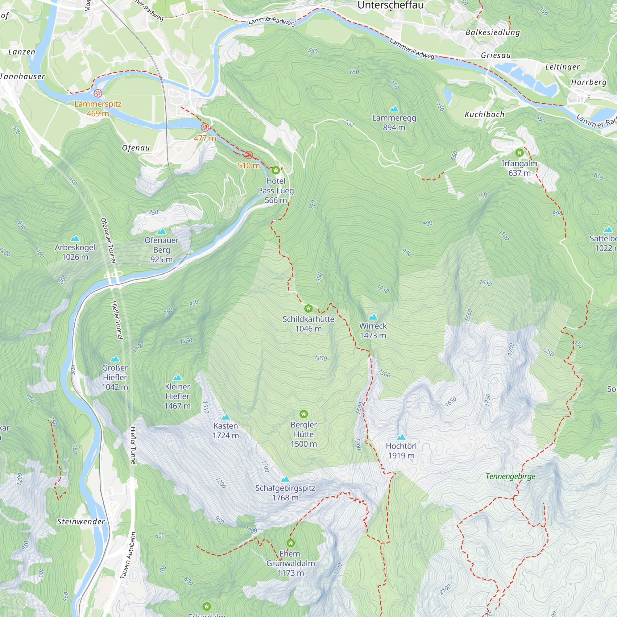 Schildkarhütte map