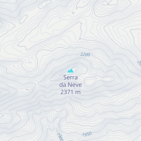 Map of Serra da Neve