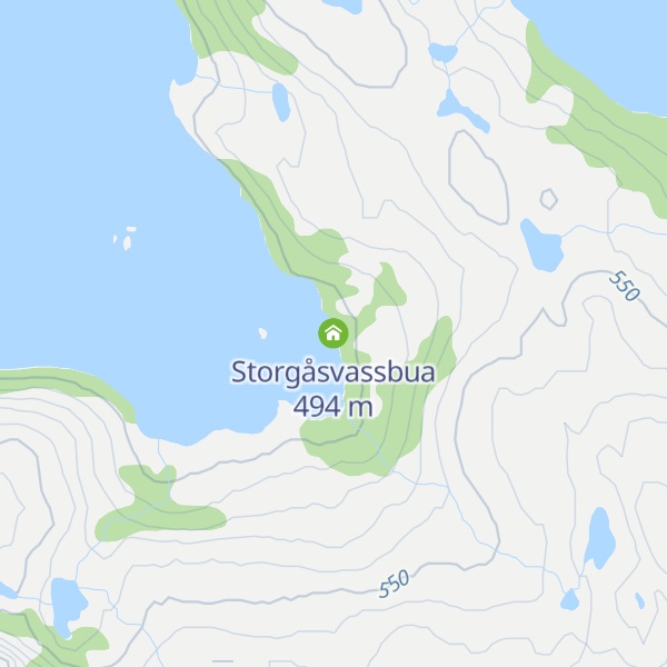 Map of Storgåsvassbua
